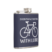 Alles ist mit Schmieröl besser Flachmann (Rechts)