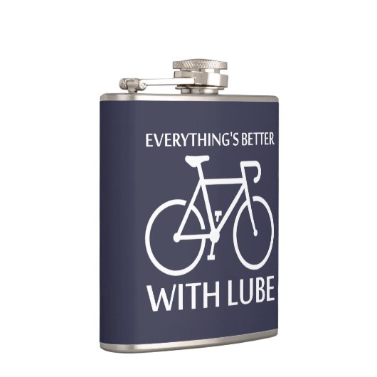 Alles ist mit Schmieröl besser Flachmann (Rechts)