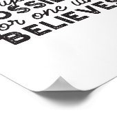 Alles ist möglich für einen, der glaubt poster (Ecke)