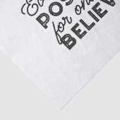 Alles ist möglich für einen, der glaubt seidenpapier (Ausschnitt)