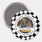 Alles ist möglich - glauben Sie an sich selbst Magnet (Vorderseite/Rückseite)