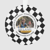 Alles ist möglich - glauben Sie an sich selbst Ornament (Vorderseite)