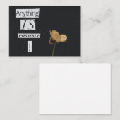 Alles ist möglich Grußkarte Mitteilungskarte (Vorne/Hinten)