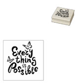 Alles ist möglich gummistempel (Stempel)