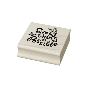 Alles ist möglich gummistempel