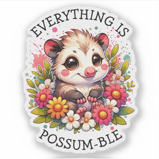 Alles ist möglich | Inspirationsquelle Aufkleber (Vorderseite)