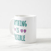 Alles ist möglich kaffeetasse (Vorderseite Links)