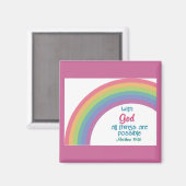 Alles ist möglich magnet (Vorderseite/Rückseite)