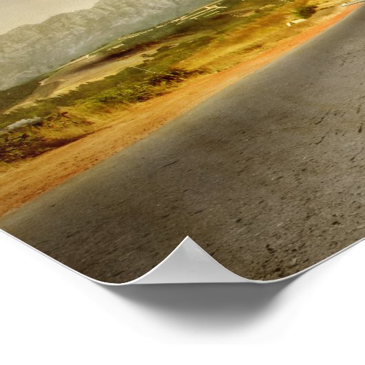 "Alles ist möglich" Motivation Affirmation Poster (Ecke)