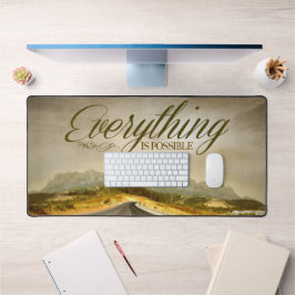 "Alles ist möglich" Motivation Affirmation Schreibtischunterlage