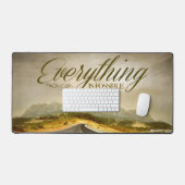 "Alles ist möglich" Motivation Affirmation Schreibtischunterlage (Tastatur & Maus)