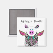 Alles ist möglich, Pig Magnet zu fliegen (Vorderseite/Rückseite)