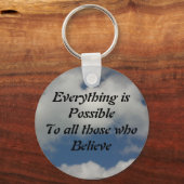 Alles ist möglich ... schlüsselanhänger (Vorderseite)