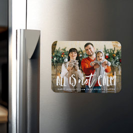 Alles ist nicht ruhig und das Foto ist ein schöner Magnet