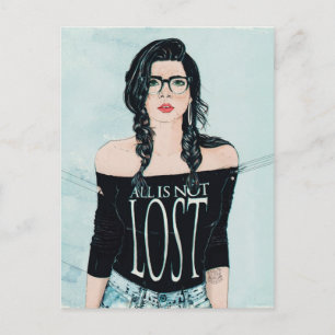 Alles ist nicht verloren postkarte