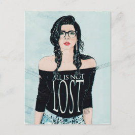 Alles ist nicht verloren postkarte
