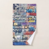 Alles ist Paul Klee Badhandtuch Set (Handtuch)