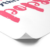 Alles ist Popsicle Funny Ice Cream Lover Puns Poster (Ecke)