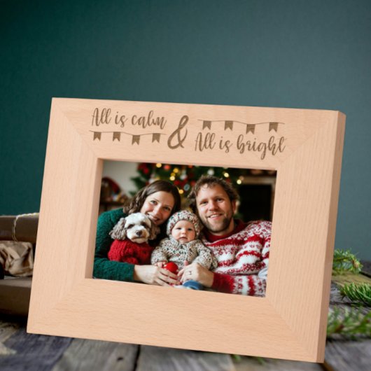 Alles ist ruhig, alles ist hell geätzte rahmen