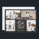 Alles ist ruhig, alles ist hell khalkboard Weihnac Feiertagskarte<br><div class="desc">Alles ist ruhig,  alles ist hell. Dunkle Holzkohle graue Kalkboard schwarze Bretter Hintergrund mit Kreide-Look extravagante Schrift geschrieben mit Worten aus dem berühmten Weihnachtskarol,  Silent Night. Ein hübsches und fühlendes Element,  das an die Schönheit und den Glanz der Saison erinnert!</div>