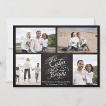 Alles ist ruhig, alles ist hell khalkboard Weihnac