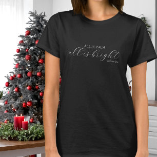 Alles ist ruhig, alles ist hell Schwangerschaftsan T-Shirt