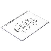 Alles ist ruhig, alles ist hell, still und nachts  notizblock (Linke Seite)