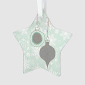 Alles ist ruhig, alles ist helle Hirsch-Akrylorsch Ornament (Vorderseite)