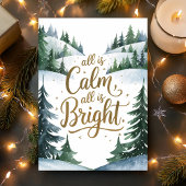 Alles ist ruhig, alles ist helle Weihnachten