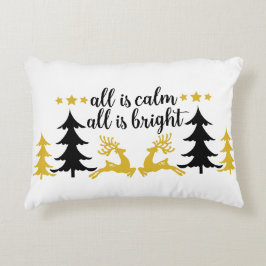 Alles ist ruhig, alles ist helle Weihnachtskissen Dekokissen