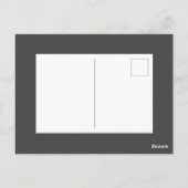 Alles ist ruhig. | Gold Snowflakes Weihnachts-Foto Postkarte (Rückseite)