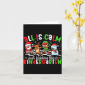 Alles ist ruhig, nur ein Scherz, das ist Kindergar Karte (Gelbe Blume)