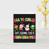 Alles ist ruhig, nur im Scherz, das ist Kindergart Karte (Gelbe Blume)