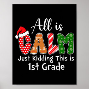 Alles ist ruhig, nur Quatsch, das ist die Prep-Sch Poster