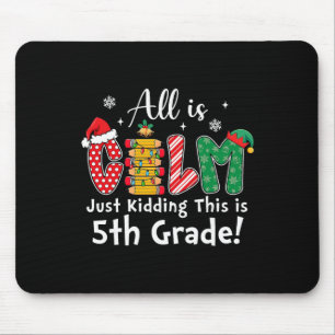 Alles ist ruhig, nur Spaß, lustige Weihnachten für Mousepad