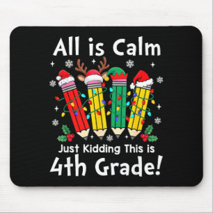 Alles ist ruhig, nur Spaß, Weihnachtslicht der 4. Mousepad