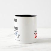 Alles ist Schatehs! Zweifarbige Tasse (Mittel)