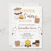 Alles ist S'more Fun Baby Dusche Einladung (Vorderseite)