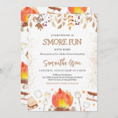 Alles ist S'more Fun Baby Dusche Einladung (Vorne/Hinten)