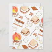 Alles ist S'more Fun Baby Dusche Einladung (Rückseite)