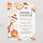 Alles ist S'more Fun Baby Dusche Einladung (Vorne/Hinten)