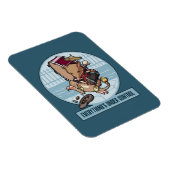 Alles ist unter Kontrolle Bandicoot One Man Band Magnet (Rechte Seite)