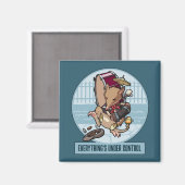 Alles ist unter Kontrolle Bandicoot One Man Band Magnet (Vorderseite/Rückseite)