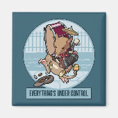 Alles ist unter Kontrolle Bandicoot One Man Band Magnet (Vorne)