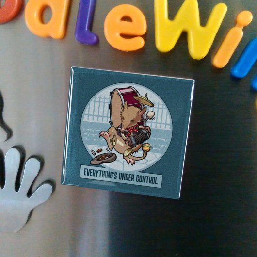 Alles ist unter Kontrolle Bandicoot One Man Band Magnet