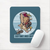 Alles ist unter Kontrolle Bandicoot One Man Band Mousepad (Mit Mouse)
