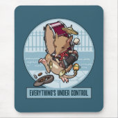 Alles ist unter Kontrolle Bandicoot One Man Band Mousepad (Vorne)