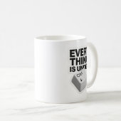 Alles ist unter Kontrolle Lustiger Tech-Pun-Becher Kaffeetasse (VorderseiteRechts)