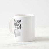 Alles ist unter Kontrolle Lustiger Tech-Pun-Becher Kaffeetasse (Vorderseite Links)