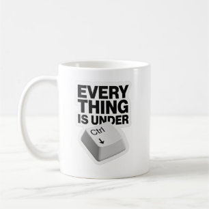 Alles ist unter Kontrolle Lustiger Tech-Pun-Becher Kaffeetasse